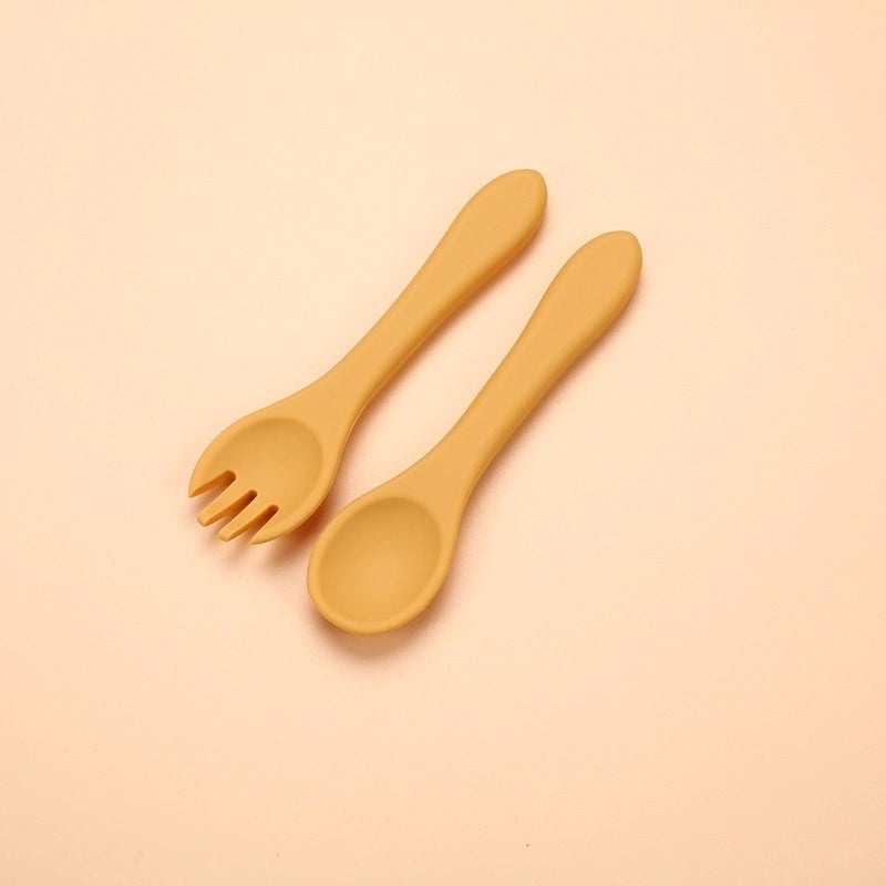 Stylish Single Solid Color Silicone Plate for Daily Use|Kitchenware & Dining Accessories