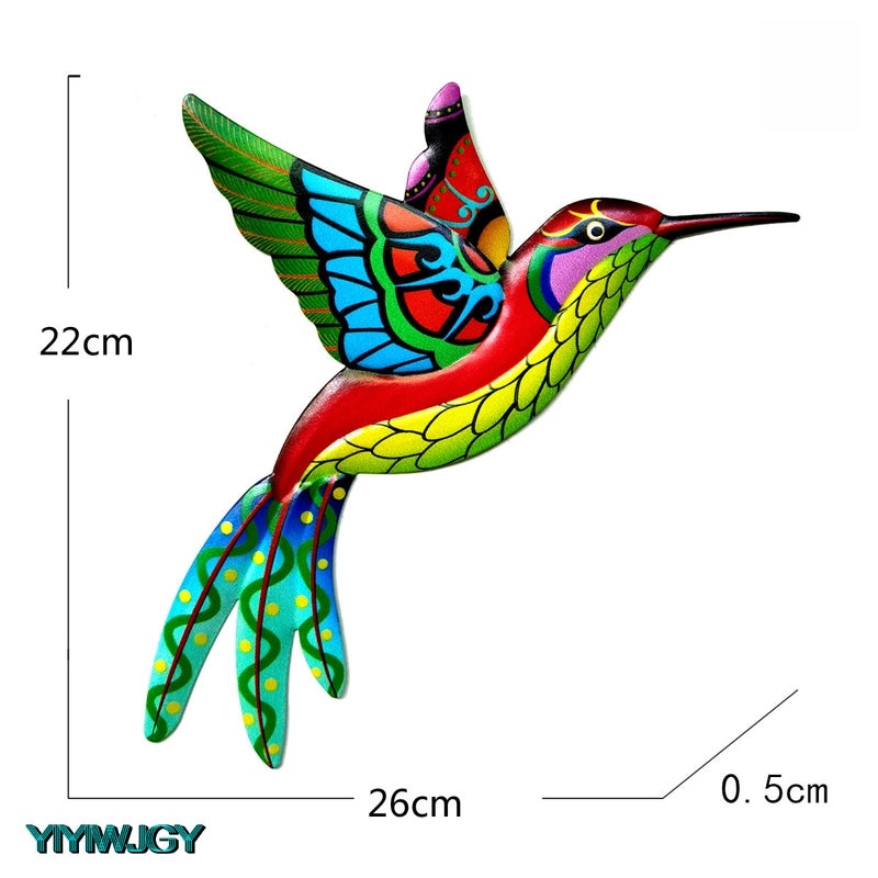 Large Iron Hummingbird Pendant Decorative Home Ornament Metal Craft Hardware|Home Decor & Accessories