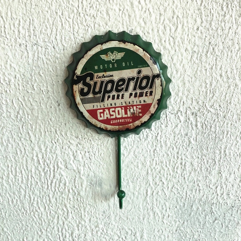 Vintage Beer Cap Letter Motorcycle Metal Iron Pendant Wall Decor|Wall Art