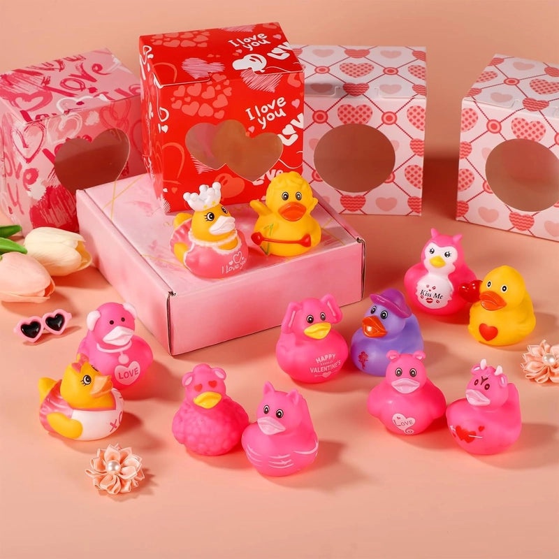 10 Pack Soft Squishy Duck Toys for Valentine's Day | Toys & Games