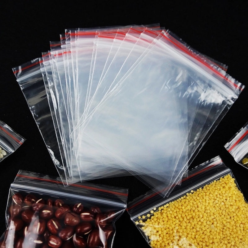 Clear Minimalist Food Packaging Bag for PE Materials | Food Storage Packaging