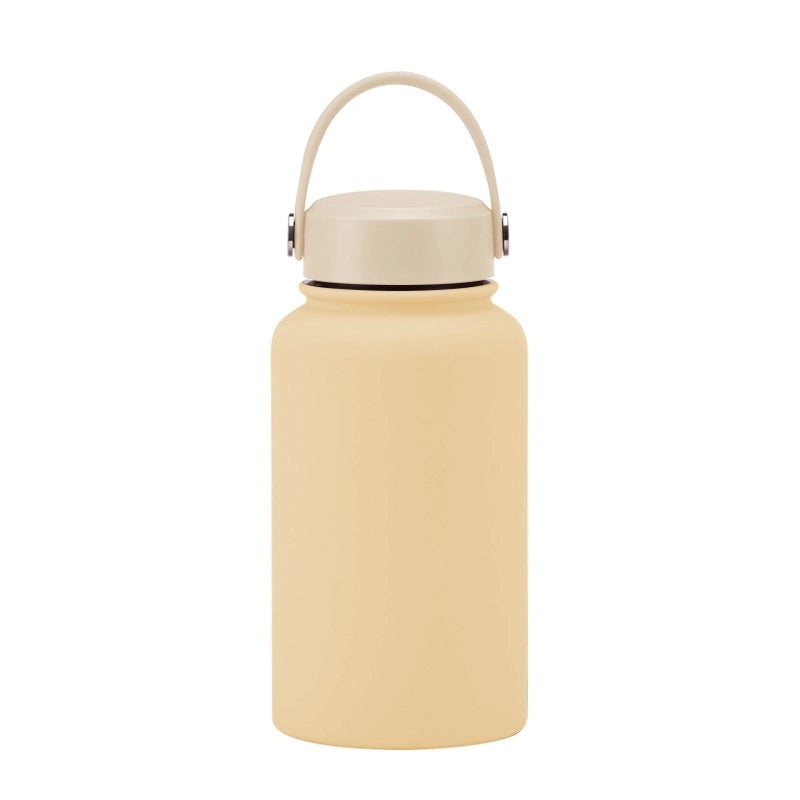 Stainless Steel Water Bottle Single Piece Casual Solid Color | Drinkware & Hydration