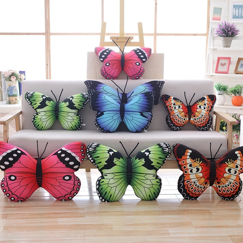Soft Butterfly Plush Toy with Down Cotton Filling|Stuffed Animals & Plush Toys