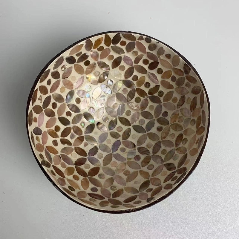 Natural Coconut Shell Charcoal Tableware Plate | Eco-Friendly Dining Accessories