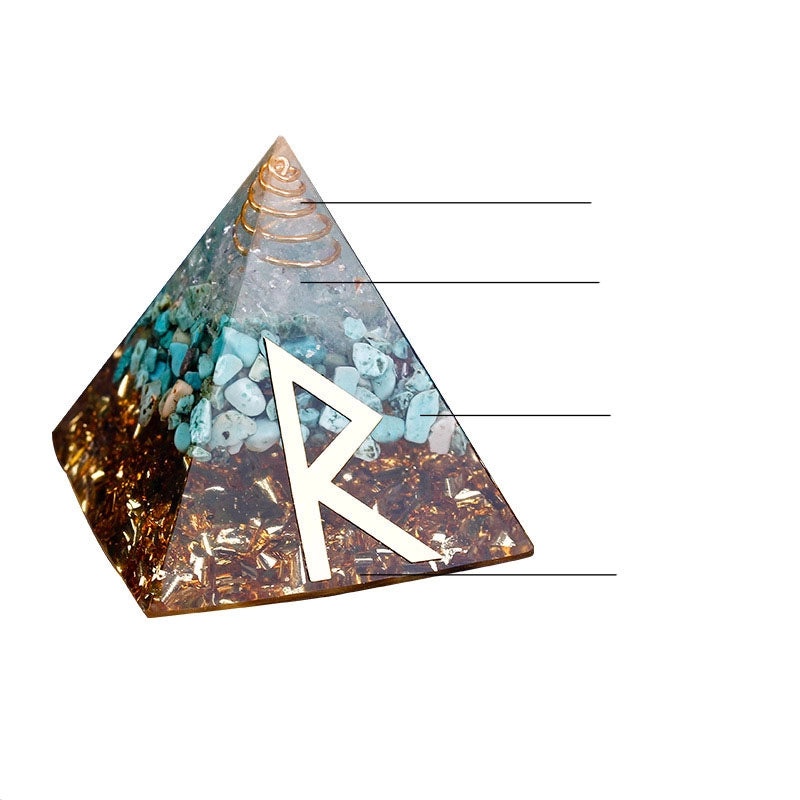 Minimalist Crystal Pyramid Ornament | Daily Indoor Home Decor