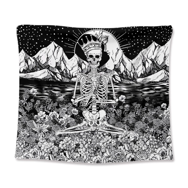 Bohemian Moon and Flower Wall Tapestry Cloth for Home Room Decor|Home Decor Tapestries