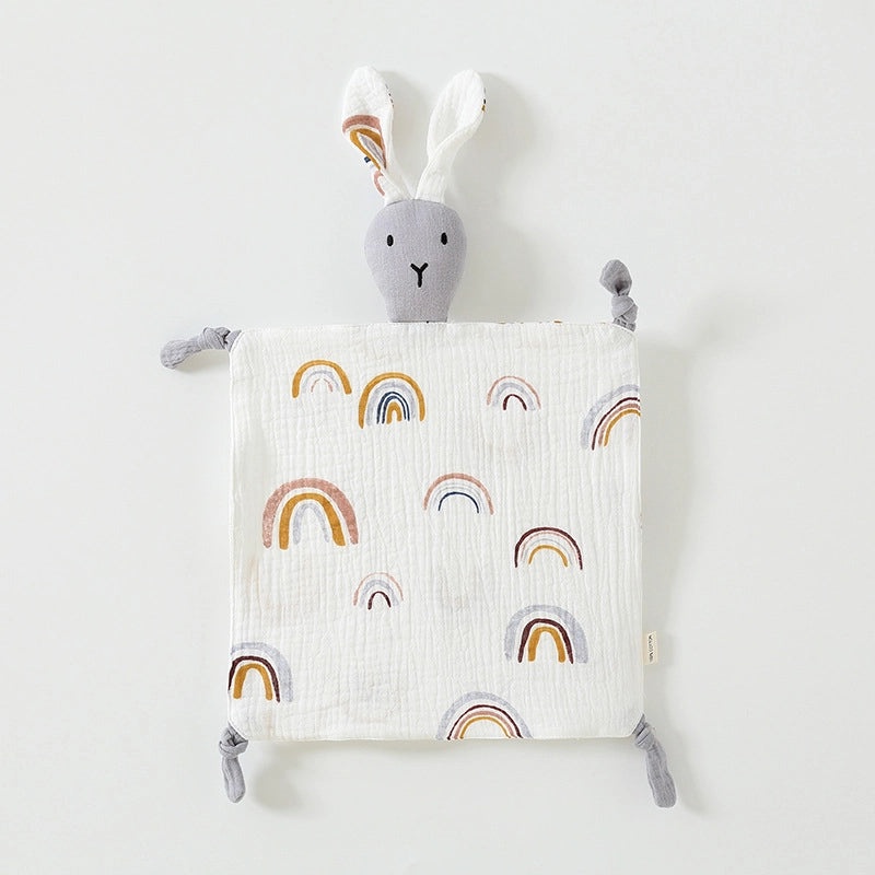 Soft Cotton Baby Rabbit Soothing Doll Blanket with Antennae | Baby Comfort Toys