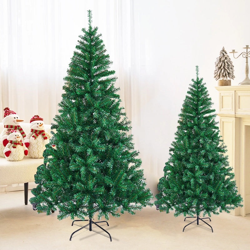 Christmas Green Tree Decoration for Home Hotel Mall Large Red Ornament|Holiday Decorations