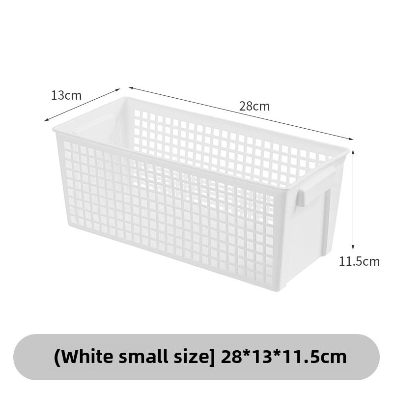 Plastic Rectangular Desktop Storage Basket for Snacks and Sundries | Home Storage & Organization