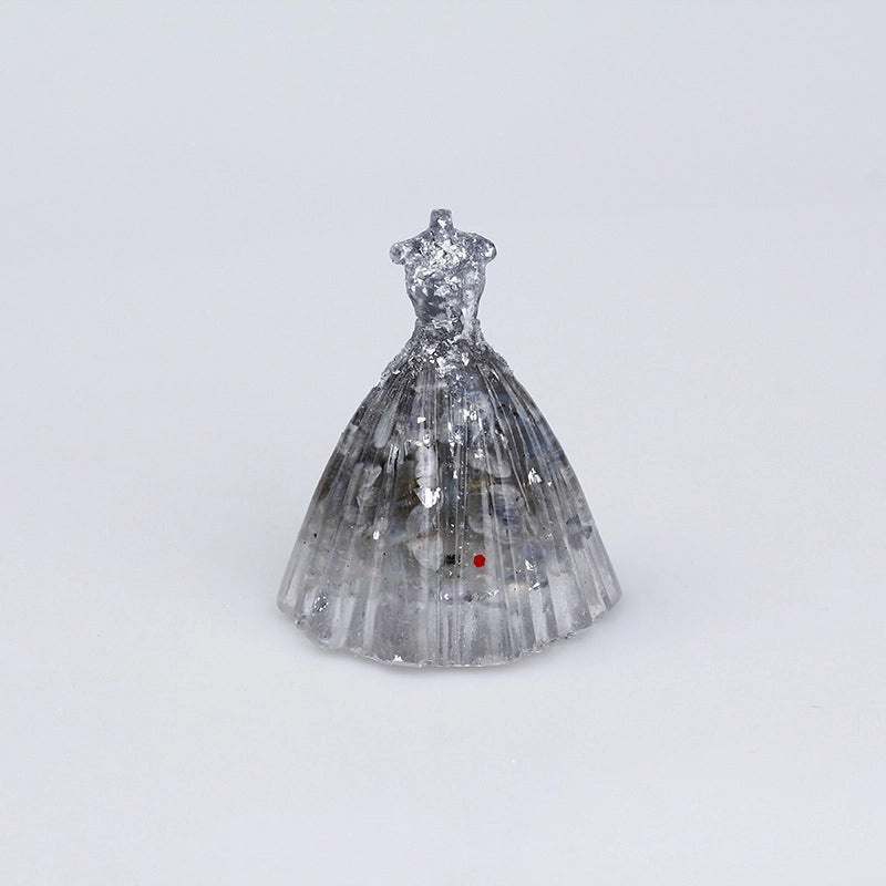Romantic Minimalist Dress Resin Ornaments Elegant Synthetic Decorative Accessories|Home Decor Ornaments
