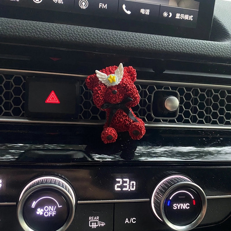 Bear Shaped Flower Scented Gypsum Decor | Home Fragrance & Aromatherapy