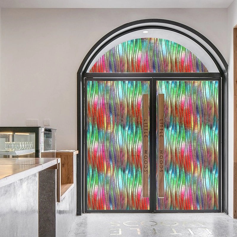 European Frosted Glass Window Film 58x120cm Electrostatic Privacy Sticker for Bathroom Toilet Renovation|Home Decor Accessories