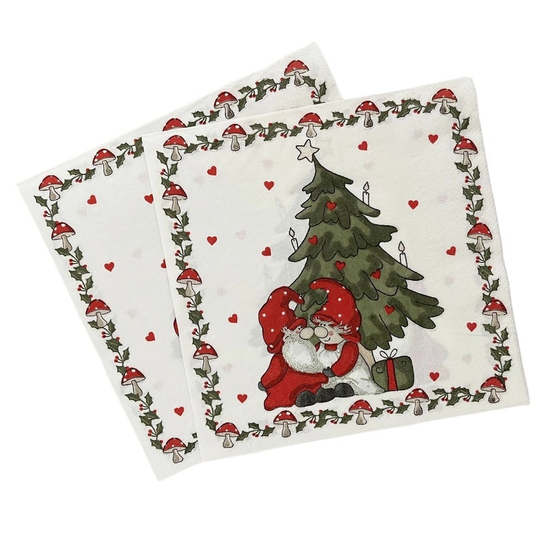 Nordic Christmas Tableware Set with Santa Claus and Tree Design|Home & Garden > Kitchen & Dining > Tableware & Serveware