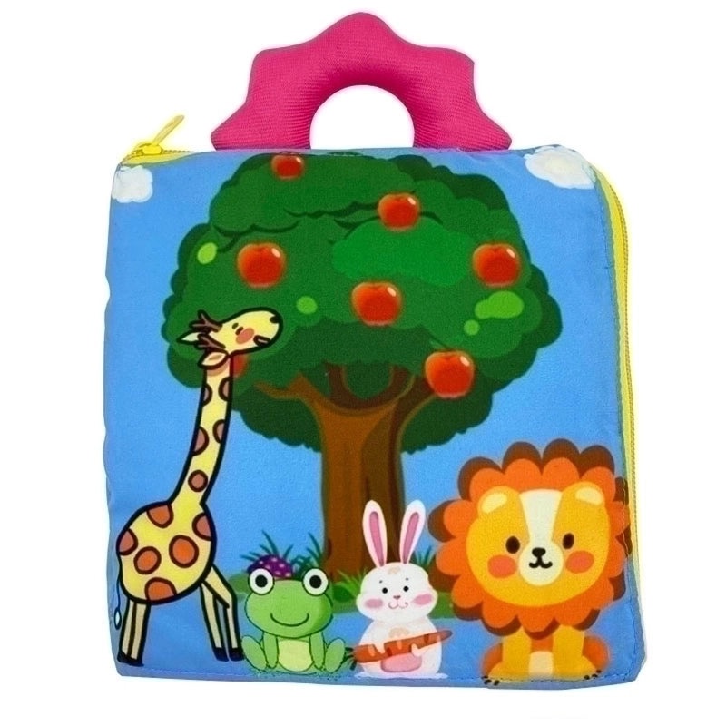 Soft Fabric Baby Book with Cartoon Designs|Baby Toys & Books