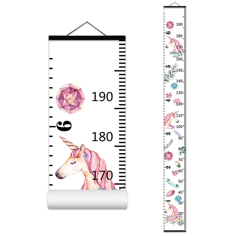 Nordic Kids Height Chart Wall Art | Decorative Growth Measurement for Children | Baby Height Sticker | Student Room Decor | Kids Growth Tracker|儿
