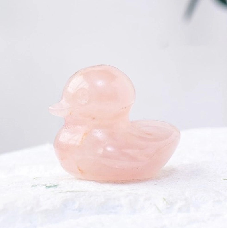 Minimalist Crystal Duck Figurine | Home Decor Ornaments