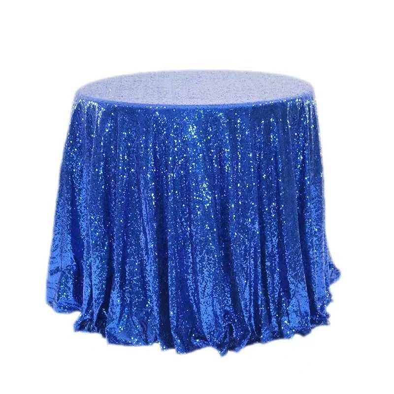 Sequined Polyester Tablecloths Solid Color Stylish Design|Home Decor & Table Linens