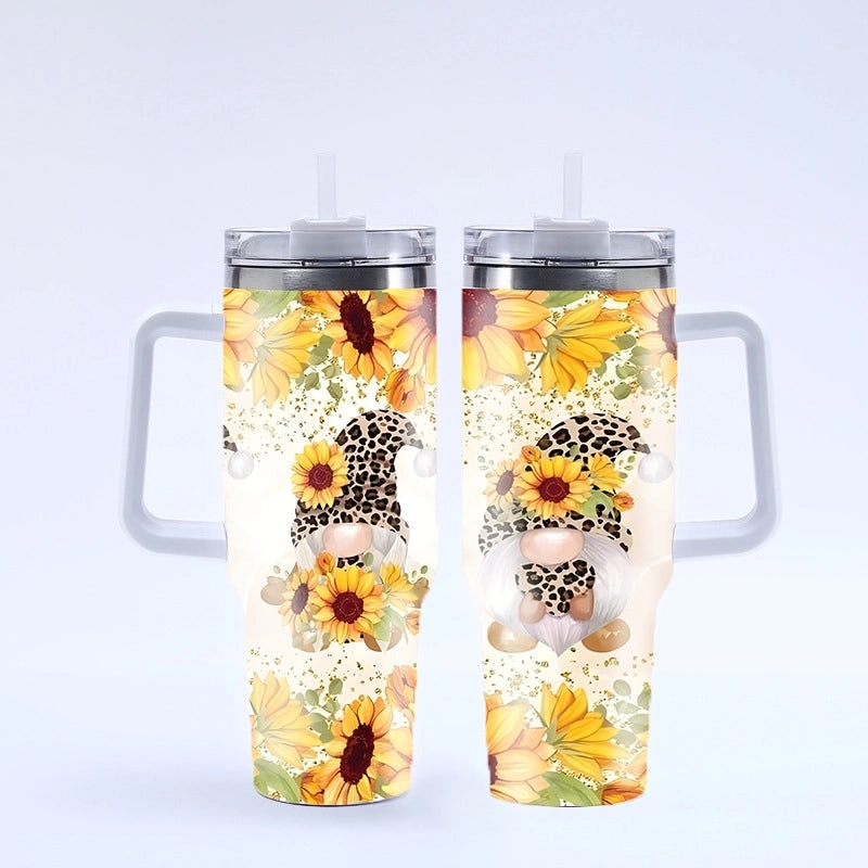 Christmas Tree Santa Claus Stainless Steel Thermos Cup 304 Durable Xmas Gift | Drinkware & Thermoses