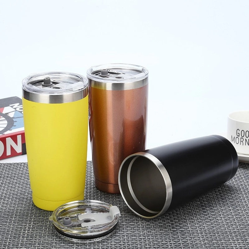 Stylish Solid Color Stainless Steel Vacuum Flask 1pc|Home & Kitchen Accessories