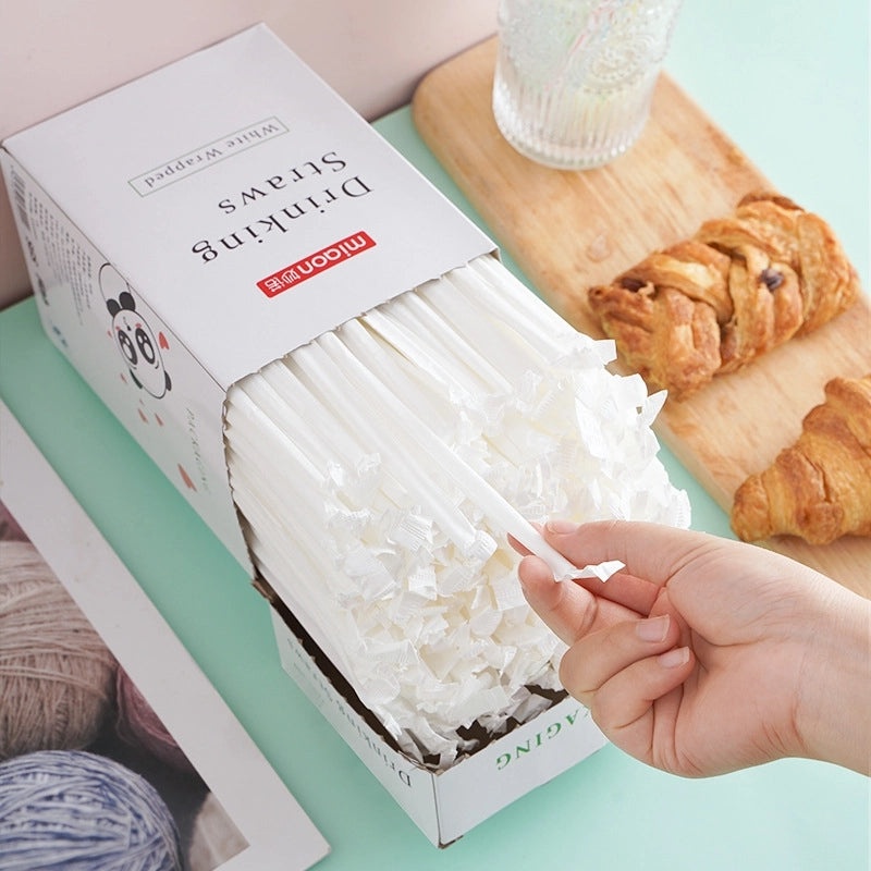 Disposable Individually Wrapped Colorful Drinking Straws for Kids, Pregnant and Postpartum Women | Baby & Kids Accessories