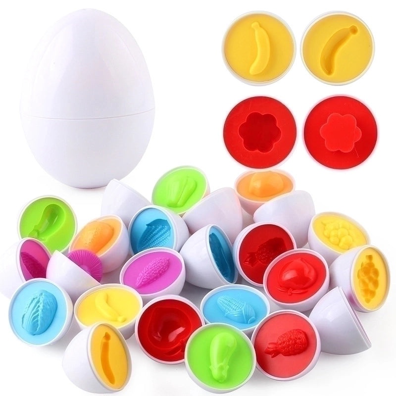 Early Learning Color Matching Simulation Eggs Toy Set for Kids|Educational Toys
