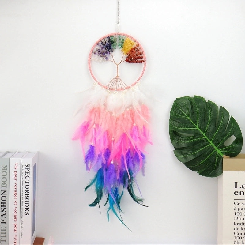 2 Pieces Dreamcatcher Tree Feather Metal Wall Hanging Decor | Home Decor Accessories