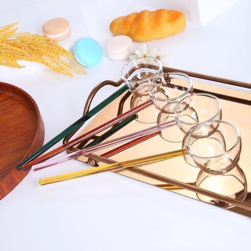 耐高温硼硅玻璃汤匙 可直火加热耐热油匙|厨房餐具