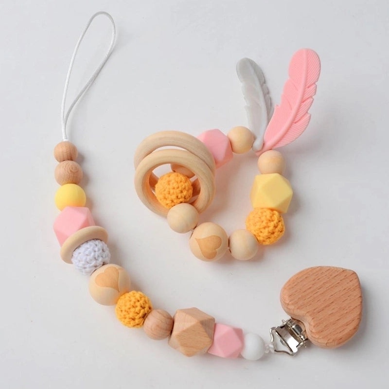 Colorful Feather Baby Hair Accessories Set | Baby Hair Accessories