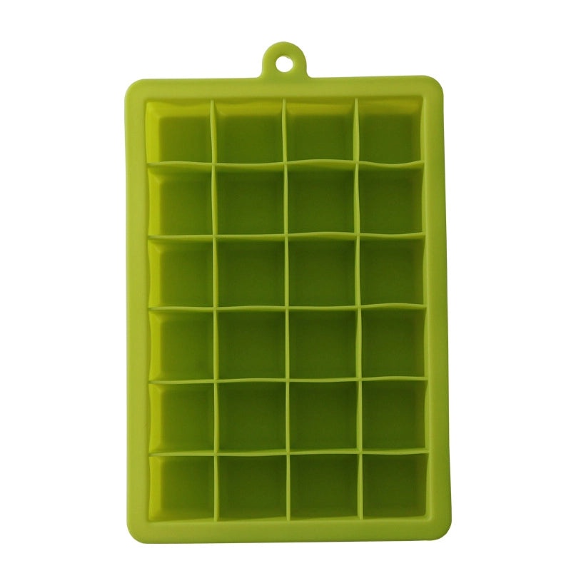 Silicone 24-Square Ice Cube Mold with Lid for Home Use | Kitchen & Dining Accessories