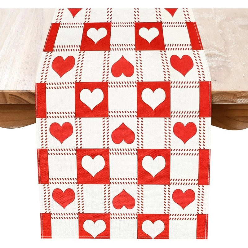 Minimalist Heart Letter Linen Pendant Necklace for Valentine's Day | Jewelry & Accessories