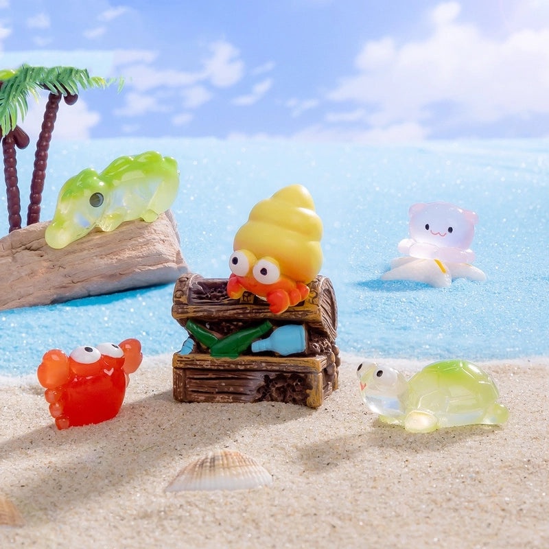 Cute Cartoon Coral Fish Resin Ornament for Home Decor|Home Decor Ornaments