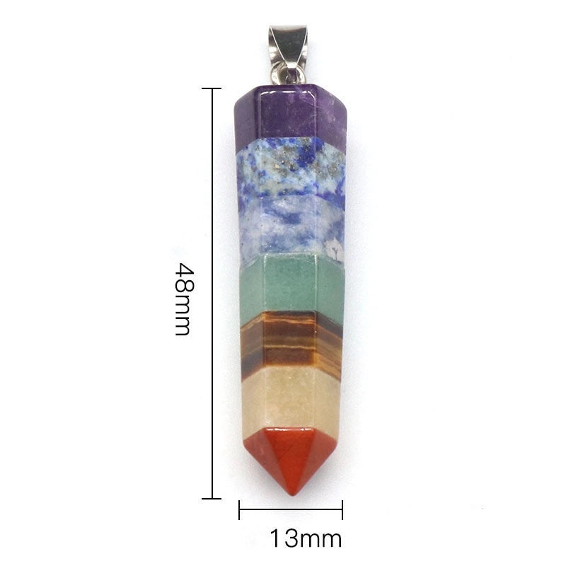 Natural Amethyst & Jade Multi-Stone Crystal Pendant | Jewelry Accessories