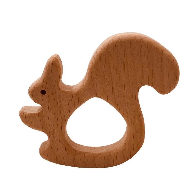 Natural Beech Wood Baby Teether Toys|Baby Teethers & Soothing Toys