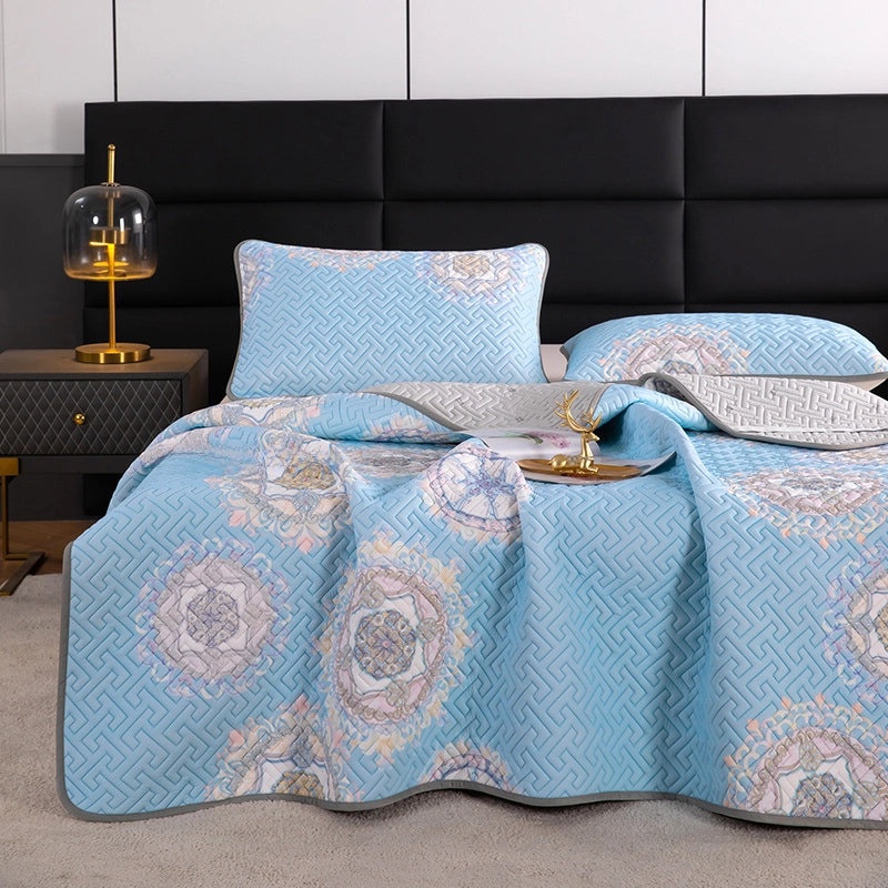 Thailand Royal Bio-based Latex Silk Mat 3-piece Set Soft High-end Mat for Micro-business | Home & Living Accessories