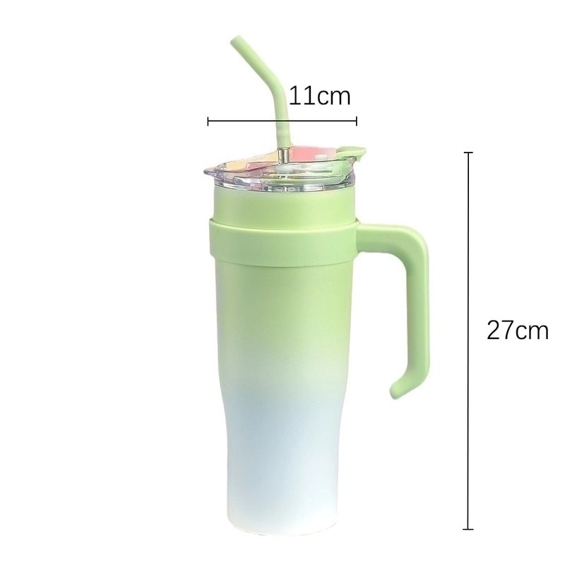 Stylish Multicolor Stainless Steel Casual Thermos Cup 1 Pc | Drinkware & Thermoses