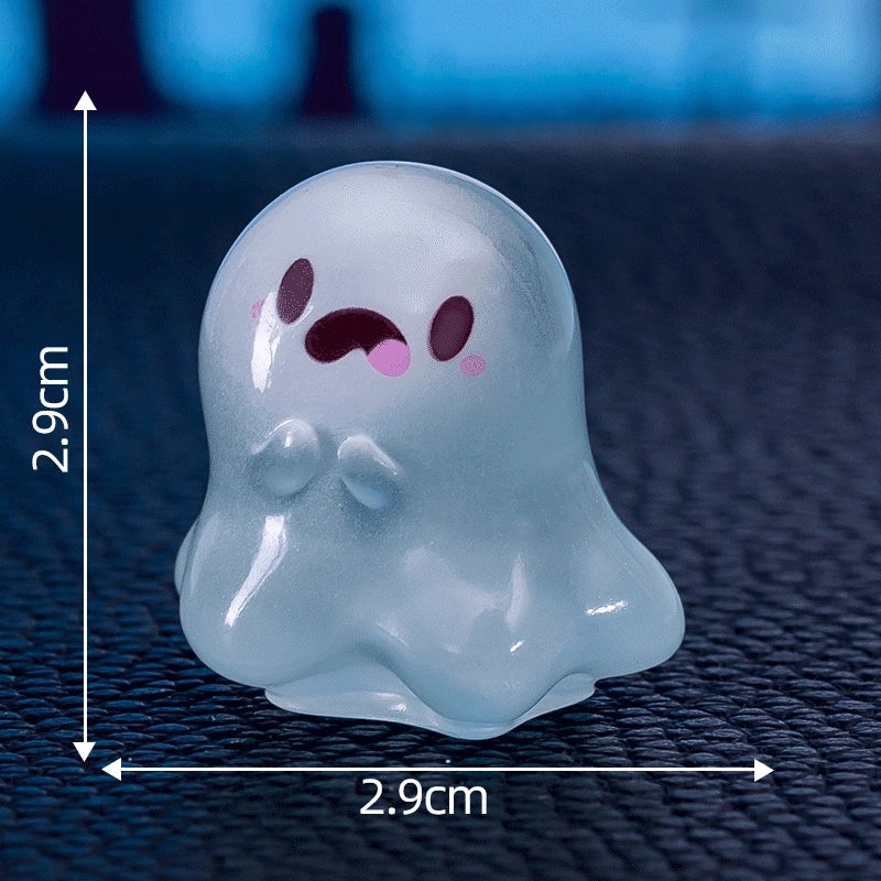 Luminous Mini Halloween Ghost Doll Ornament Cute Micro Landscape Desktop Decoration|Home Decor Accessories