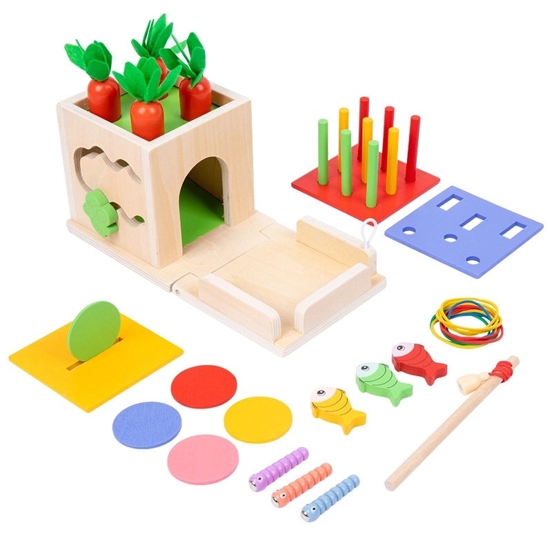 Wooden Geometric Animal Learning Toys for Babies 0-2 Years and Toddlers 3-6 Years | Educational Toys & Games