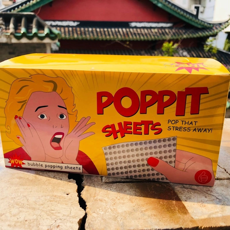 Poppit Bubble Decompression Toy Sheets | Office Stress Relief Toys