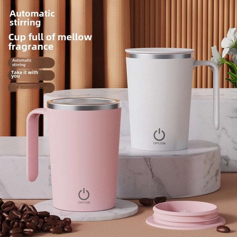 Portable USB Rechargeable Magnetic Self-Stirring Coffee Mug | Kitchen & Dining Accessories