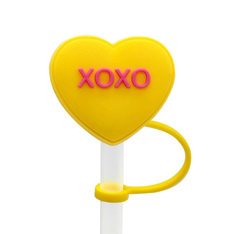 Cartoon Silicone Straw Caps for 8-10mm Straws | Personalized Drink Accessories