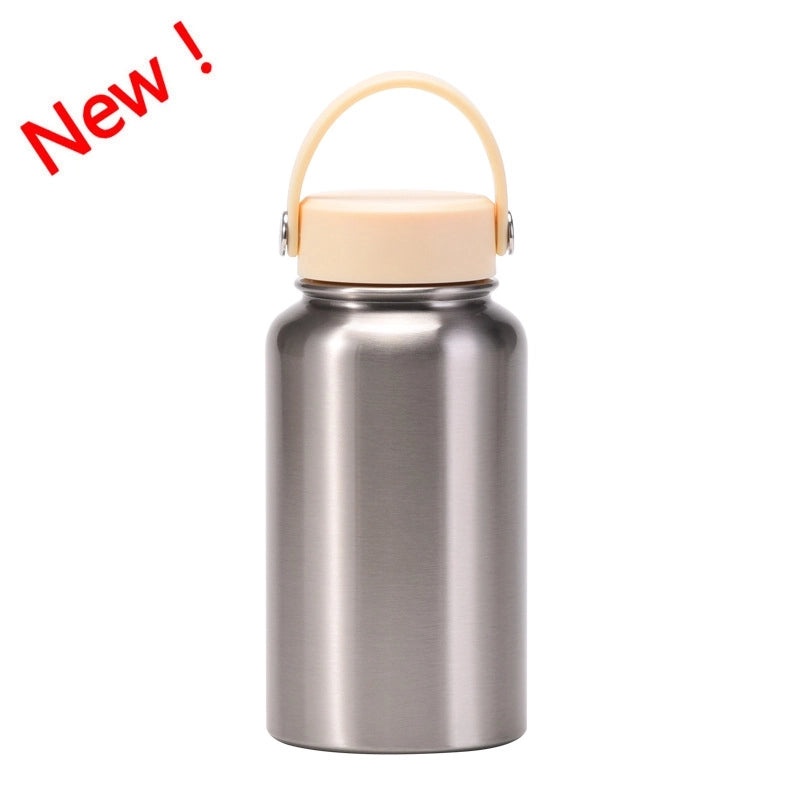 Stainless Steel Water Bottle Single Piece Casual Solid Color | Drinkware & Hydration