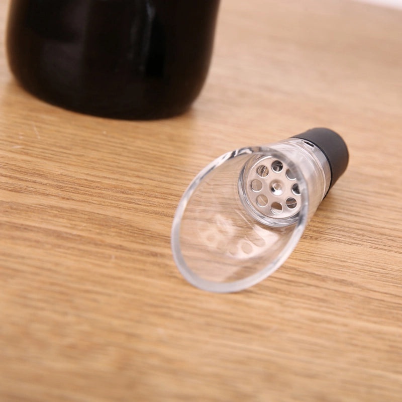 Stainless Steel Wine Pourer with Silicone Petal Quick Decanter Spout for Household Use|Wine Accessories