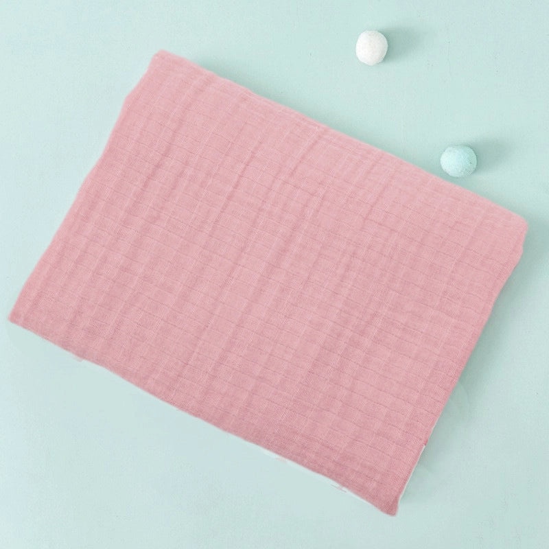 Double-layer Cotton Gauze Baby Swaddle Blanket Printed Bath Towel Sunshade Cart Cover|Baby Care Accessories