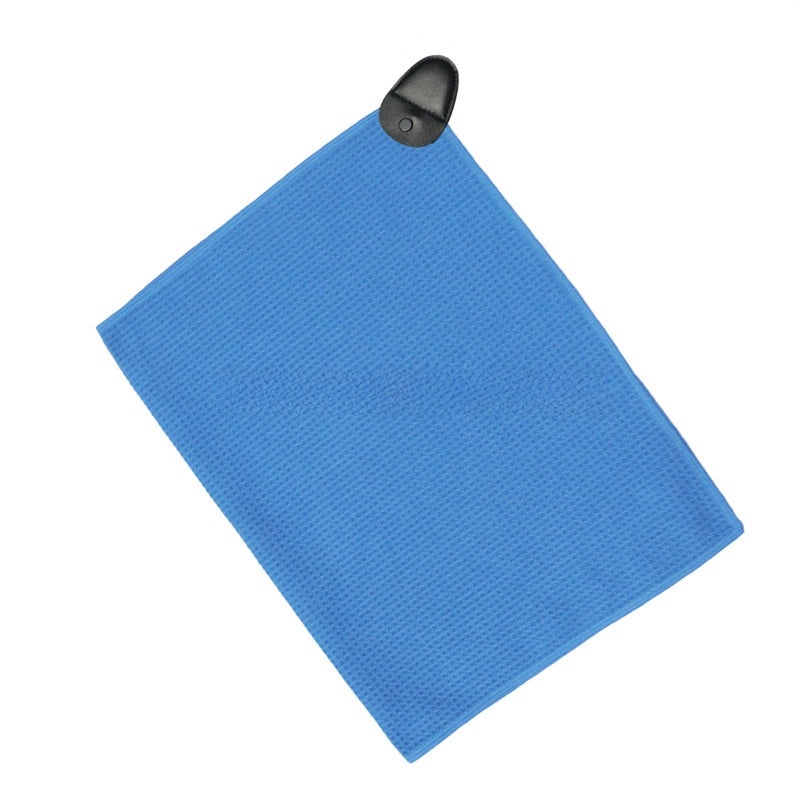 Magnetic Microfiber Golf Towel with Waffle Texture Pineapple Plaid Ball Cleaner | Golf Accessories