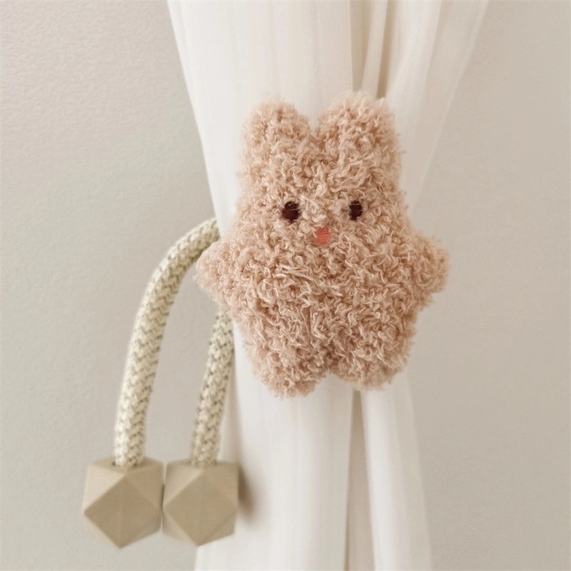 Cute Bear Design Polyester Yarn Sticky Hook for Window | Home Decor Accessories