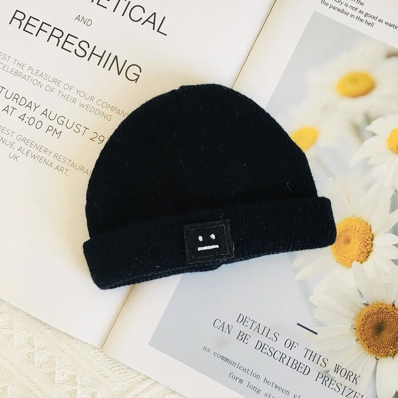 20cm Doll Smiling Wool Hat Knitted Cotton Cap for 20cm Doll Clothes Replacement|Doll Accessories