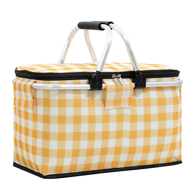 Minimalist Solid Color Lattice Oxford Cloth with Aluminum Foil Layer|Fashion Accessories