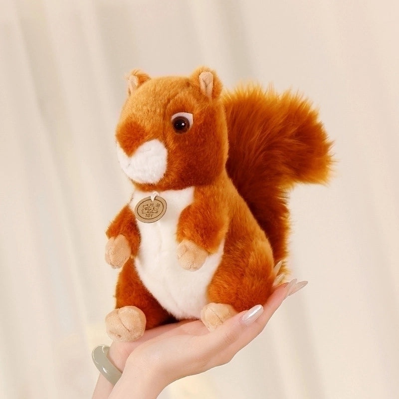 Cute Squirrel Plush Toy Soft PP Cotton Stuffed Animal|Plush Toys & Stuffed Animals