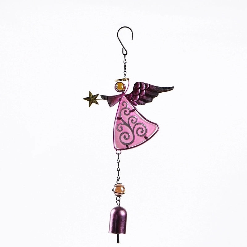Whimsical Cartoon Metal Wind Chime Wall Decor|Home Decor & Garden