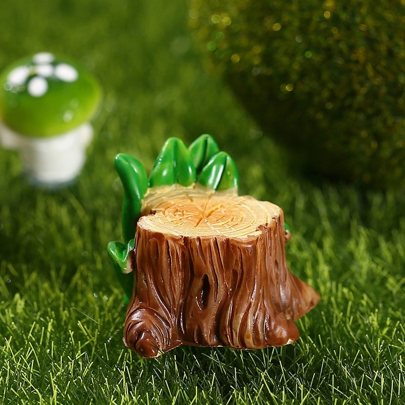 Minimalist Resin Stump Ornament for Home Decor|Home Decor Ornaments
